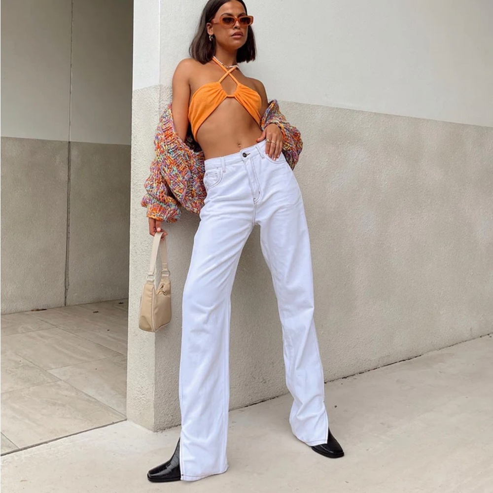 Princess Polly white jeans